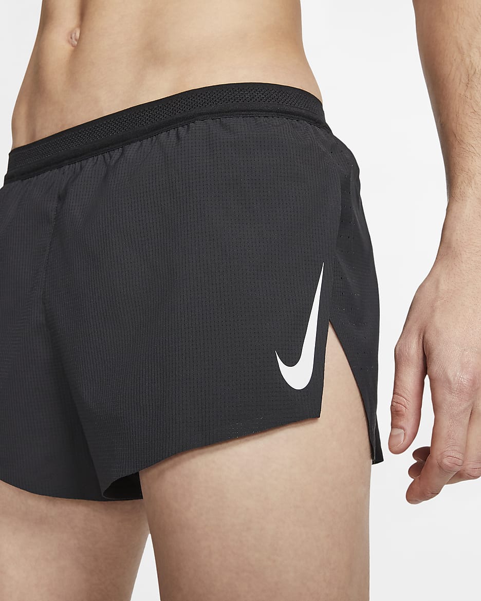 Nike selling Aeroswift 2” Running Racing Shorts Black Pink